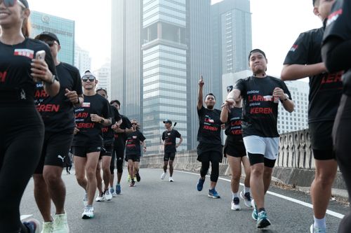 Race photo from Soft Launching Buku "Enggak Lari, Enggak Keren" & IdeaRun