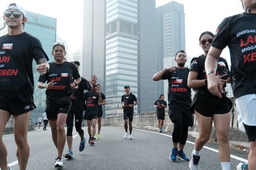 Race photo from Soft Launching Buku "Enggak Lari, Enggak Keren" & IdeaRun