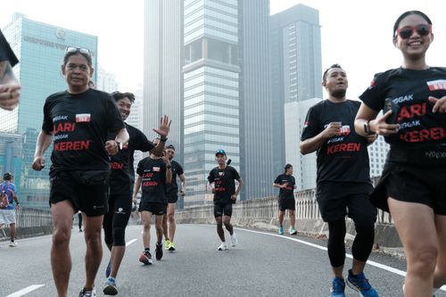 Race photo from Soft Launching Buku "Enggak Lari, Enggak Keren" & IdeaRun