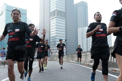 Race photo from Soft Launching Buku "Enggak Lari, Enggak Keren" & IdeaRun