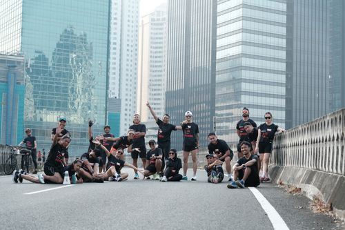 Race photo from Soft Launching Buku "Enggak Lari, Enggak Keren" & IdeaRun