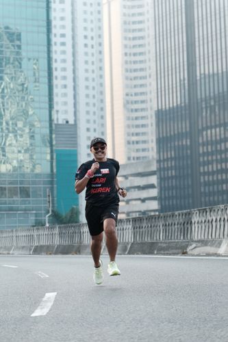 Race photo from Soft Launching Buku "Enggak Lari, Enggak Keren" & IdeaRun