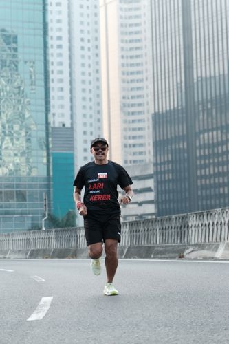 Race photo from Soft Launching Buku "Enggak Lari, Enggak Keren" & IdeaRun