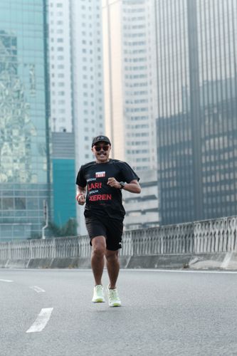Race photo from Soft Launching Buku "Enggak Lari, Enggak Keren" & IdeaRun