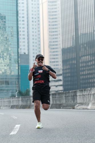 Race photo from Soft Launching Buku "Enggak Lari, Enggak Keren" & IdeaRun