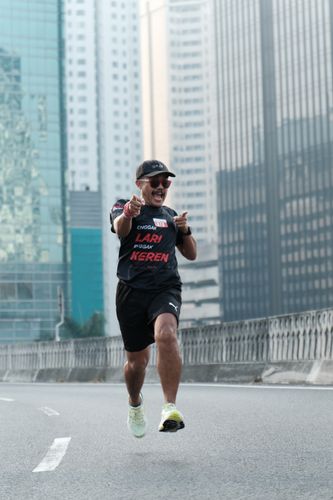 Race photo from Soft Launching Buku "Enggak Lari, Enggak Keren" & IdeaRun
