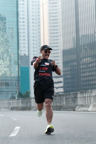 Race photo from Soft Launching Buku "Enggak Lari, Enggak Keren" & IdeaRun