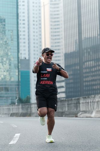 Race photo from Soft Launching Buku "Enggak Lari, Enggak Keren" & IdeaRun