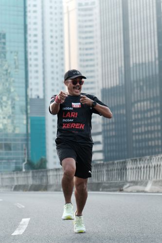 Race photo from Soft Launching Buku "Enggak Lari, Enggak Keren" & IdeaRun