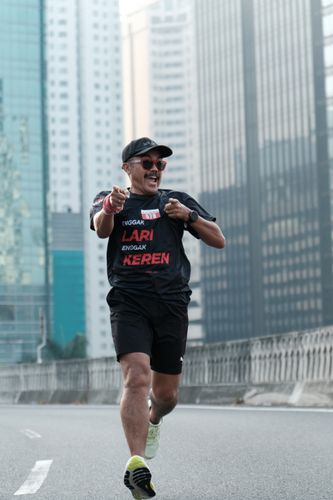 Race photo from Soft Launching Buku "Enggak Lari, Enggak Keren" & IdeaRun