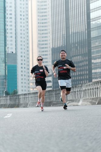 Race photo from Soft Launching Buku "Enggak Lari, Enggak Keren" & IdeaRun