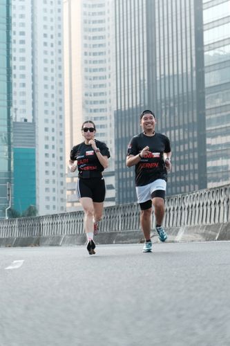 Race photo from Soft Launching Buku "Enggak Lari, Enggak Keren" & IdeaRun
