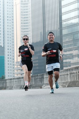 Race photo from Soft Launching Buku "Enggak Lari, Enggak Keren" & IdeaRun