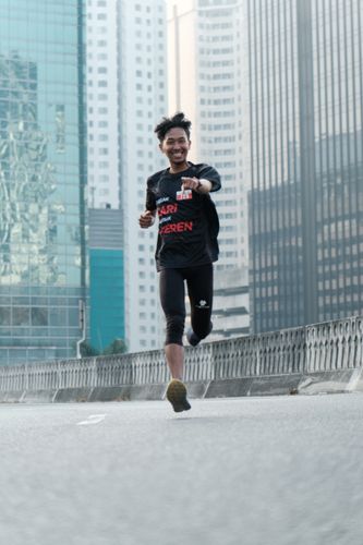Race photo from Soft Launching Buku "Enggak Lari, Enggak Keren" & IdeaRun