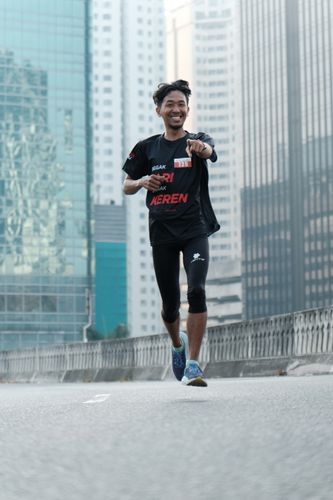 Race photo from Soft Launching Buku "Enggak Lari, Enggak Keren" & IdeaRun