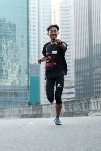 Race photo from Soft Launching Buku "Enggak Lari, Enggak Keren" & IdeaRun