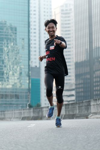 Race photo from Soft Launching Buku "Enggak Lari, Enggak Keren" & IdeaRun