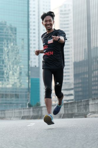 Race photo from Soft Launching Buku "Enggak Lari, Enggak Keren" & IdeaRun