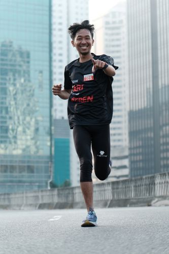 Race photo from Soft Launching Buku "Enggak Lari, Enggak Keren" & IdeaRun