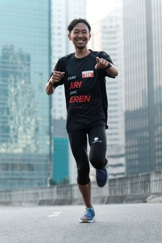 Race photo from Soft Launching Buku "Enggak Lari, Enggak Keren" & IdeaRun