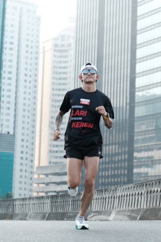 Race photo from Soft Launching Buku "Enggak Lari, Enggak Keren" & IdeaRun