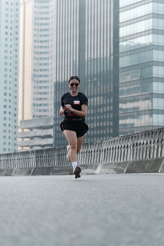 Race photo from Soft Launching Buku "Enggak Lari, Enggak Keren" & IdeaRun