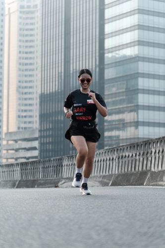 Race photo from Soft Launching Buku "Enggak Lari, Enggak Keren" & IdeaRun