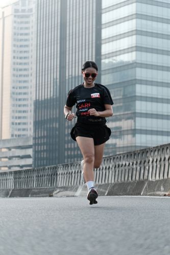 Race photo from Soft Launching Buku "Enggak Lari, Enggak Keren" & IdeaRun