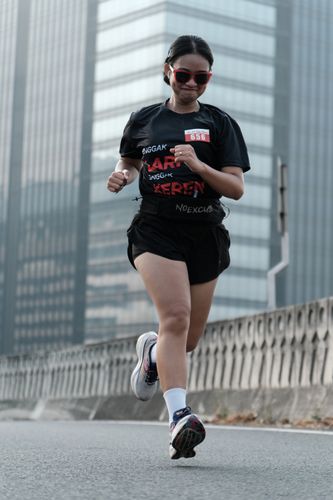 Race photo from Soft Launching Buku "Enggak Lari, Enggak Keren" & IdeaRun