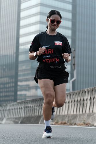 Race photo from Soft Launching Buku "Enggak Lari, Enggak Keren" & IdeaRun