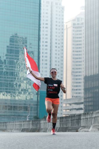 Race photo from Soft Launching Buku "Enggak Lari, Enggak Keren" & IdeaRun