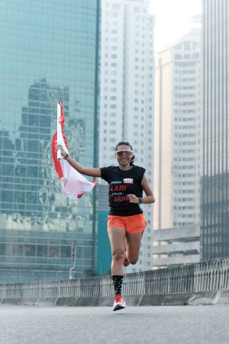 Race photo from Soft Launching Buku "Enggak Lari, Enggak Keren" & IdeaRun