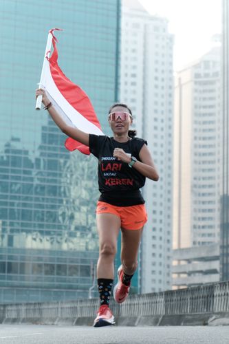 Race photo from Soft Launching Buku "Enggak Lari, Enggak Keren" & IdeaRun