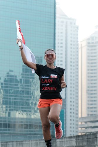 Race photo from Soft Launching Buku "Enggak Lari, Enggak Keren" & IdeaRun