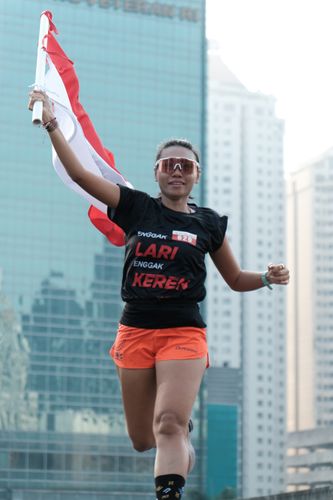 Race photo from Soft Launching Buku "Enggak Lari, Enggak Keren" & IdeaRun