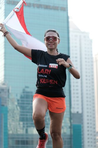 Race photo from Soft Launching Buku "Enggak Lari, Enggak Keren" & IdeaRun