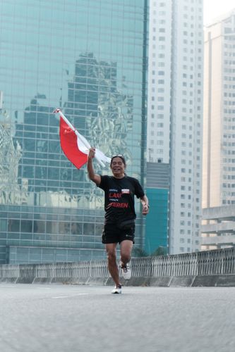 Race photo from Soft Launching Buku "Enggak Lari, Enggak Keren" & IdeaRun