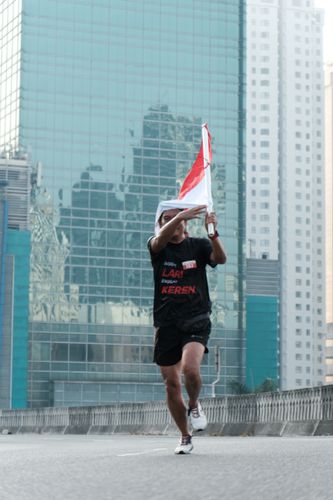 Race photo from Soft Launching Buku "Enggak Lari, Enggak Keren" & IdeaRun