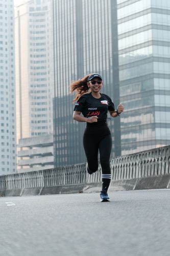 Race photo from Soft Launching Buku "Enggak Lari, Enggak Keren" & IdeaRun
