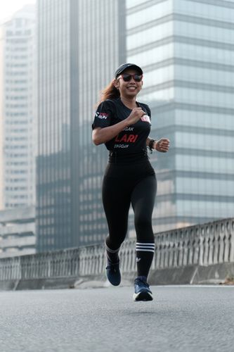 Race photo from Soft Launching Buku "Enggak Lari, Enggak Keren" & IdeaRun