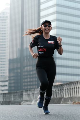 Race photo from Soft Launching Buku "Enggak Lari, Enggak Keren" & IdeaRun