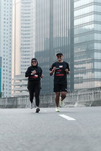 Race photo from Soft Launching Buku "Enggak Lari, Enggak Keren" & IdeaRun