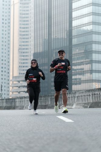 Race photo from Soft Launching Buku "Enggak Lari, Enggak Keren" & IdeaRun