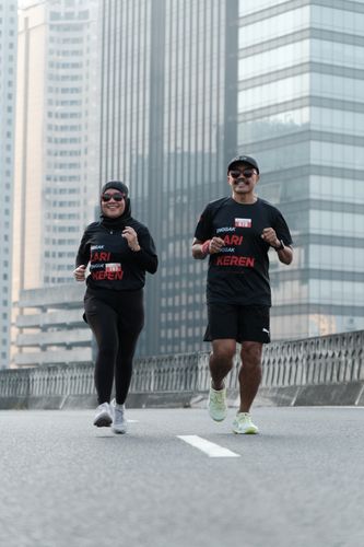Race photo from Soft Launching Buku "Enggak Lari, Enggak Keren" & IdeaRun