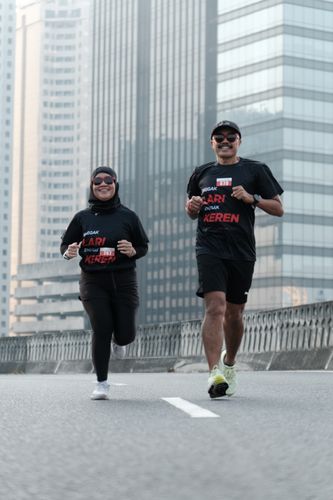 Race photo from Soft Launching Buku "Enggak Lari, Enggak Keren" & IdeaRun