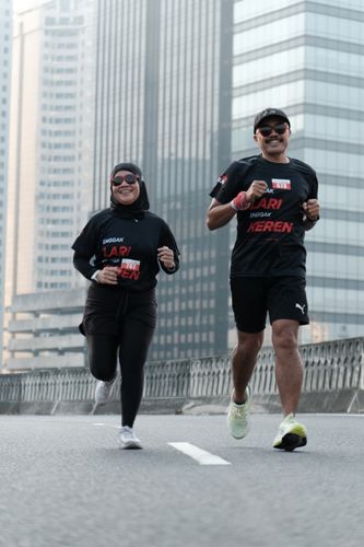 Race photo from Soft Launching Buku "Enggak Lari, Enggak Keren" & IdeaRun