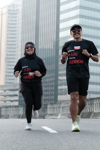 Race photo from Soft Launching Buku "Enggak Lari, Enggak Keren" & IdeaRun