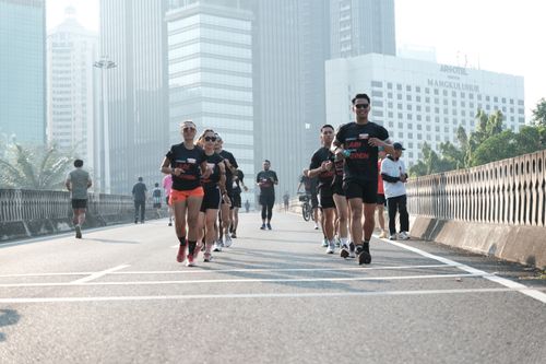 Race photo from Soft Launching Buku "Enggak Lari, Enggak Keren" & IdeaRun