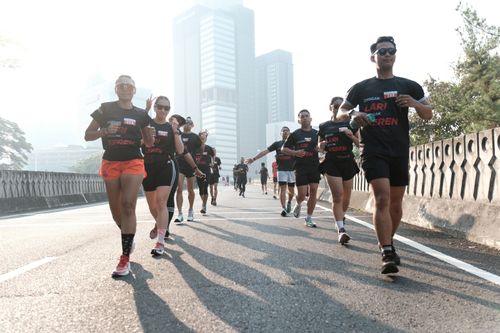 Race photo from Soft Launching Buku "Enggak Lari, Enggak Keren" & IdeaRun