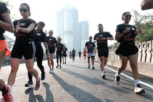 Race photo from Soft Launching Buku "Enggak Lari, Enggak Keren" & IdeaRun